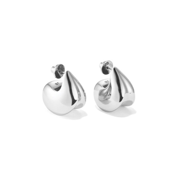 Jenny Bird Silver Nouveaux Puff Earrings $120 - Picture 3 of 5